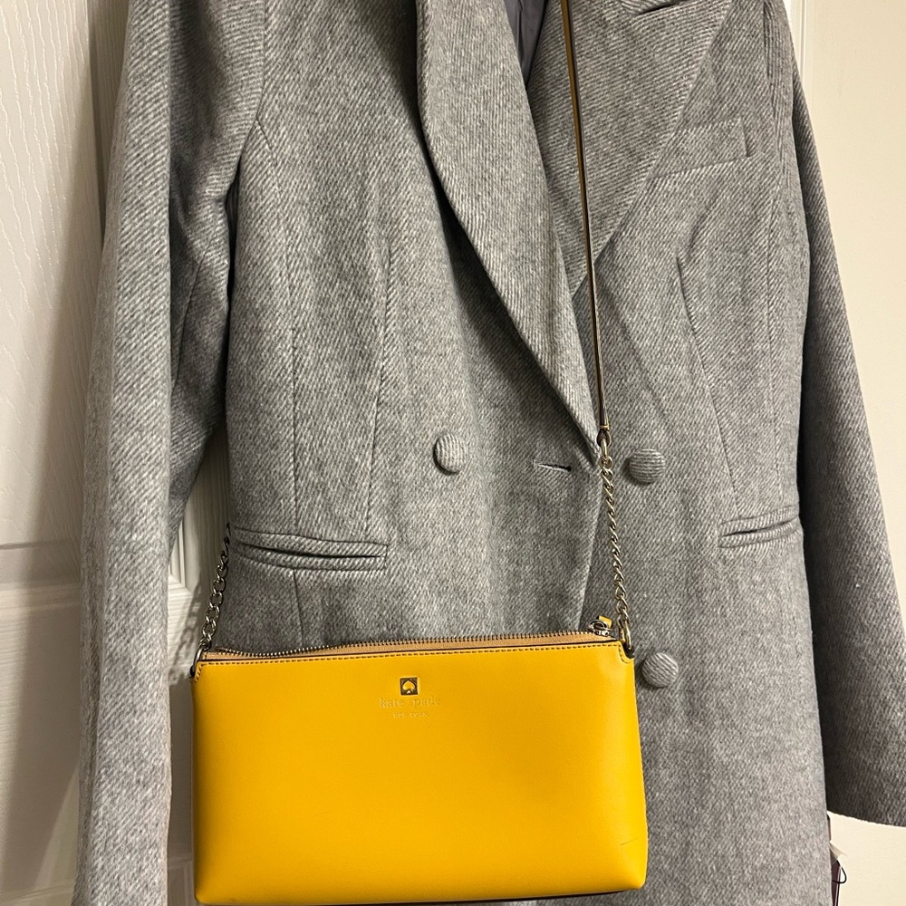 Kate Spade Yellow Leather Crossbody